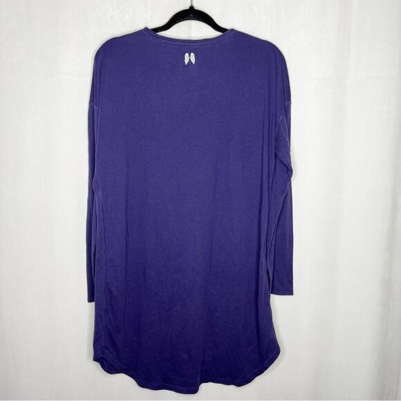VICTORIA'S SECRET / purple long sleeve sleep dress / S - Picture 2 of 5